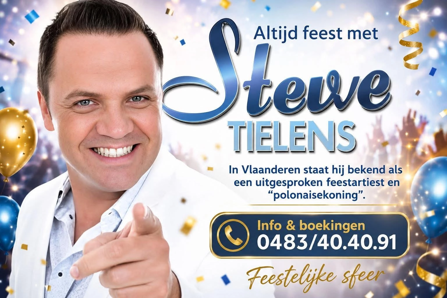 Steve Tielens boeken voor je event