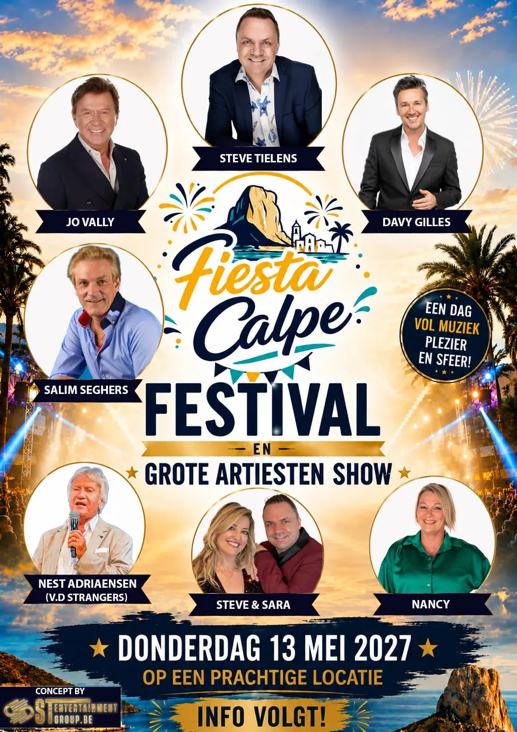 Fiesta Calpe - Artiestenshow (Calpe, Spanje)